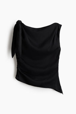 Top asim?trico con lazada - H&m фото 4
