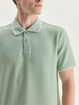 Polo Yaka Erkek Dokulu Ti??rt