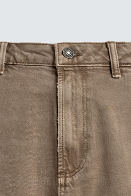 BERMUDA RELAXED FIT BOLSILLO CARPINTERO / Negro - Zara фото 9