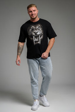 Футболка мужская 8507/1 оверсайз