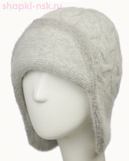 05012AgТ1 Коса травка Ушанка женская (54-58)