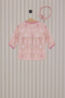 K_z Bebek Pembe Elbise 2li Tak_m Sepette S_rpriz _ndirim - U.s. polo assn фото 2