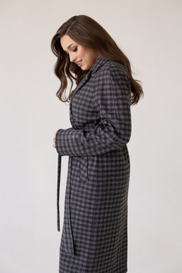 Пальто женское демисезонное 22555 (синий) - Kankan фото 37