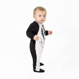 Комбинезон ясельный черный галстук