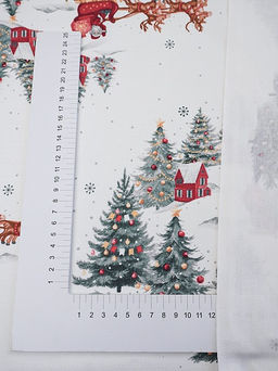 Дорожка "Очарование нового года", ш.0.5м, хлопок -100%, 228гр/кв.м