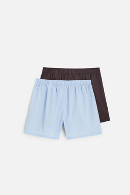 PACK OF 2 CONTRAST POPLIN BOXERS - Zara фото 2
