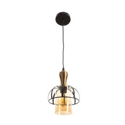 Светильник «Клауд» 1×40 Вт Е27 бронза/черный 19×19×25(125)см