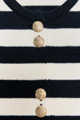 STRIPED KNIT CARDIGAN - Zara фото 7