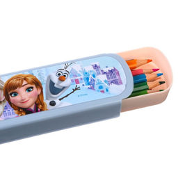 Пенал-футляр пластиковый, 43х200х23 мм, выдвижной, Холодное сердце - Disney фото 3