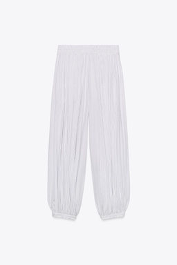 ZW COLLECTION STRIPED BALLOON TROUSERS - Zara фото 4