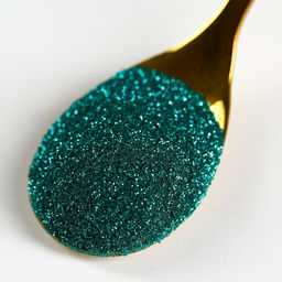 Блёстки пищевые мелкой фракции бирюзовые для капкейков, тортов и напитков, 5 г. - KONFINETTA фото 2