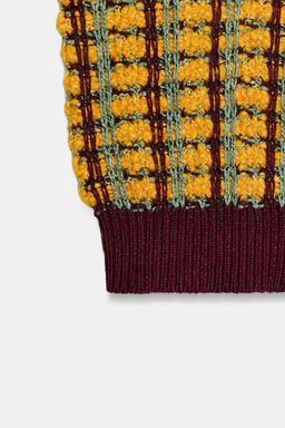 TEXTURED KNIT WAISTCOAT - Zara фото 5