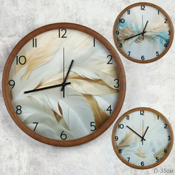 Цена за 1 шт. Часы настенные 35 см / 5701 /уп 12/ - Галеонтрейд фото 2