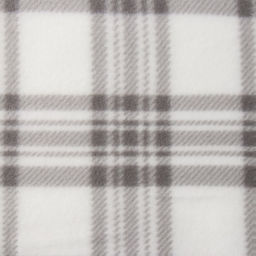 Плед флисовый «Экономь и Я. Клетка», 150×130 см, флис 160 г/м², чёрно-белый