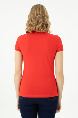 Kad_n K_rm_z_ Basic Polo Yaka Ti__rt - U.s. polo assn фото 5