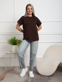 Футболка Хлопок 95%, лайкра 5% Классика аква - Ивассорти фото 60