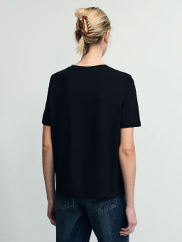 Базовая футболка из хлопка / Zarina фото 5