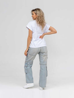 Футболка женская, цвет белый