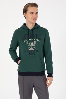 Erkek Regular Fit Kap__onlu Koyu Ye_il Sweatshirt - U.s. polo assn фото 10