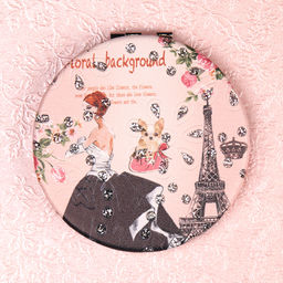 Зеркало карманное 7 см / GT357 /уп 50/300/ кожзам - Галеонтрейд фото 21