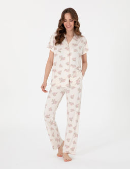 Krem K_sakollu G_mlek Pijama Tak_m_
