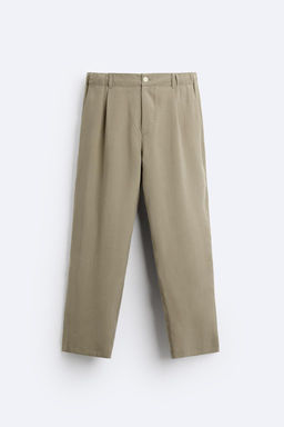 LYOCELL BLEND TROUSERS - Zara фото 5