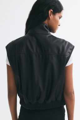 Oversized coated gilet - H&m фото 5