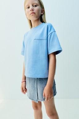 DENIM BERMUDA SKORT - Zara фото 9