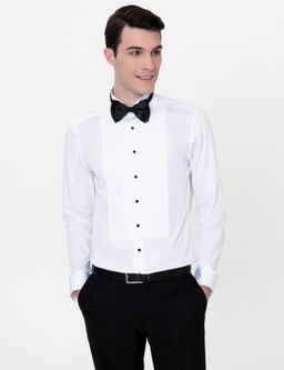 Beyaz Slim Fit Smokin G_mlek