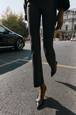 FLARED SHIMMER LEGGINGS - Zara фото 2