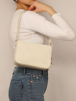 Сумка женская искусственная кожа DJ-СМ 7423-COCONUT CREAM, 1отд, плечевой ремень, кремовый SALE 265263 - Adelia фото 9