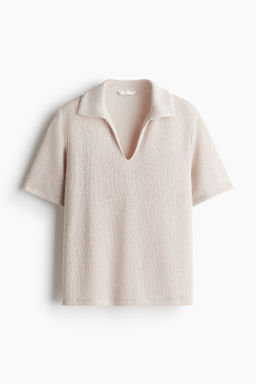 Top de punto con cuello camisero - H&m фото 2