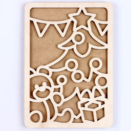 Пластилиновые картинки «Новый год! Ёлка»