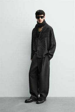 FLOWING JACQUARD SHIRT - Zara фото 4