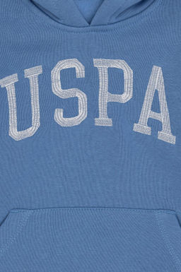 Темно-синий базовый свитшот для девочек - U.s. polo assn фото 5