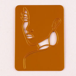 Украшение для торта Девушка с серьгой, цвет золото - Страна карнавалия фото 8