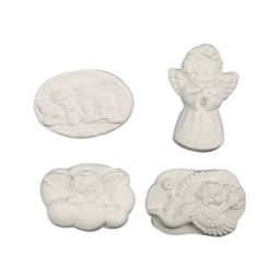 Заготовка для декорирования Love2art ВА-03 Набор заготовок для декорирования гипс 21 х 16 х 2 см 4 шт Ангелочки фото 3