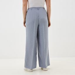 Брюки женские Mist plus-size, размер 58, голубые
