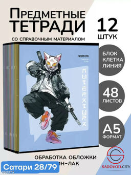 Комплект предметных тетрадей А5 48л.