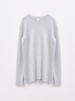 CONTE Джемпер с разрезами по бокам LDK 138 light gray