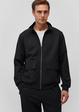 Siyah Sweatshirt - Mavi фото 2