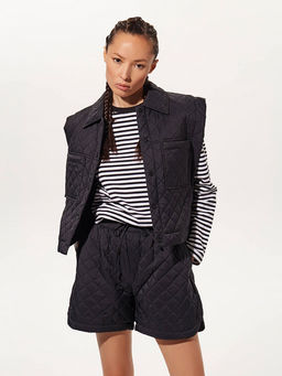 Стеганые шорты на резинке - Incity фото 3