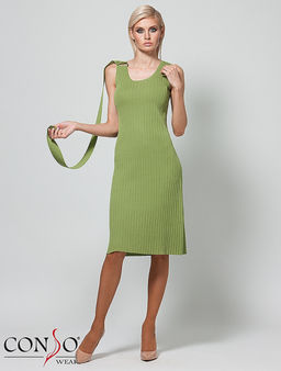 Conso/KWDL180704 - spring green Платье женское