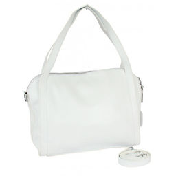 Сумка женская натуральная кожа GU 2033-6609, 1отд+еврокарм, плечевой ремень, белый SALE 261558 - Adelia фото 6