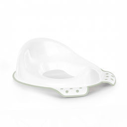 Накладка для унитаза детская (антискользящая) бело-оливковый