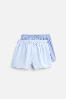 2-PACK OF POPLIN BOXER SHORTS