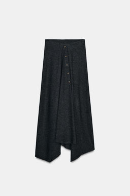 SOFT RIB LONG SKIRT - Zara фото 3