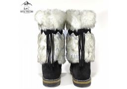 сапоги унты Песец, натуральная замша, натуральная овчина, войлочная подошва - Мирунт фото 6