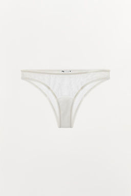 LACE MESH BRIEFS - Zara фото 5
