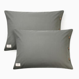 Комплект наволочек Этель 50*70 см - 2 шт, цв.темно-зеленый, жатый хлопок,140гр/м2  фото 10